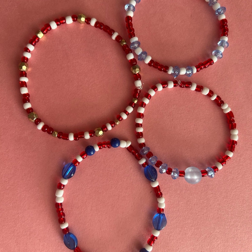 Colorful Beaded Bracelets Set - Picture 7 of 7